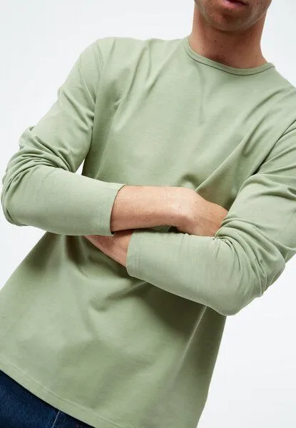 Givn Berlin Givn Berlin Longsleeve GBPITTIE Heavyweight aus Bio-Baumwolle, Grün, – Produktbild 3 von 4