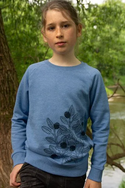 Cmig Cmig Blaubeer Pulli für Kinder in mid heather blue – Produktbild 4 von 4