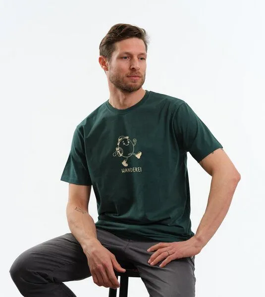 Gary Mash GARY MASH Shirt Wanderei aus Biobaumwolle, Dunkelgrün (grün), – Produktbild 3 von 4