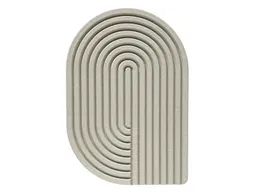 WYE Schneidebrett "Curve" aus nachhaltigem Holzwerkstoff seidengrau Maße 26 x 18 x 1,9 cm – Produktbild 1 von 1