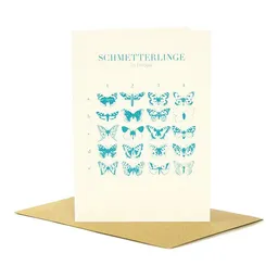 Bow & Hummingbird Bow & Hummingbird Grußkarte Schmetterlinge in Europa – Produktbild 1 von 1