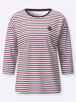 Witt Ringelshirt weiß-marine-geringelt – Produktbild 1 von 1