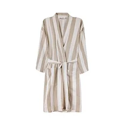 Vinga VINGA Ornos GRS Hamam-Bademantel L/XL, beige, weiß – Produktbild 1 von 1
