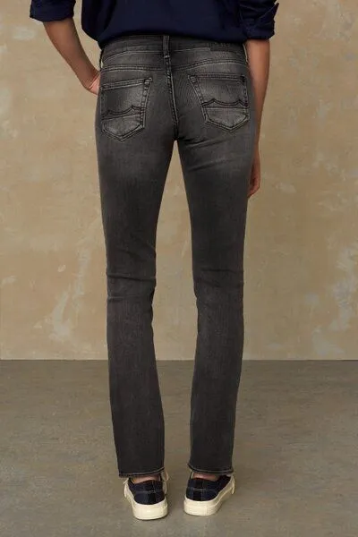 Kings Of Indigo Kings Of Indigo Jeans Slim Fit - Emi - grey used – Produktbild 4 von 4