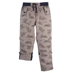 Frugi Frugi Baumwollhose Tyler Ripstop Combats in grau mit Tigerprint – Produktbild 1 von 1
