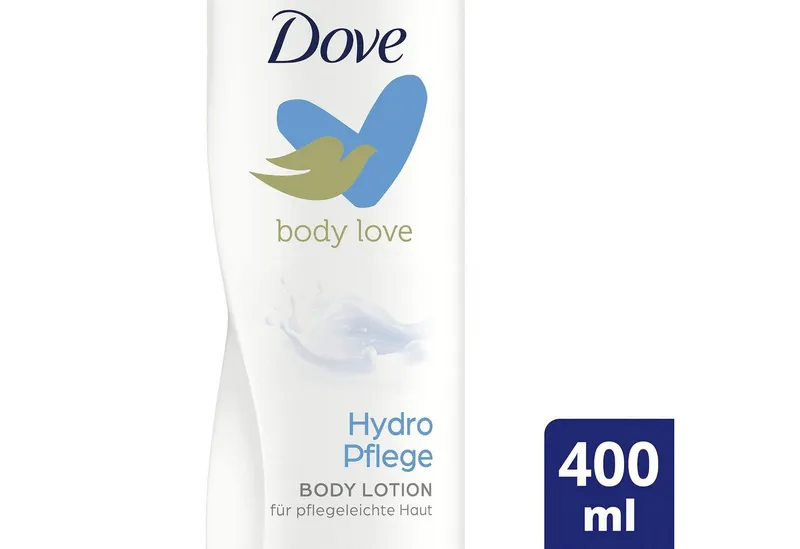 Dove Dove Bodylotion 1x Dove Body Lotion Hydro Pflege 400 ml, 1-tlg., Körperpflege für pflegeleichte Haut mit 3x mehr Feuchtigkeit – Produktbild 2 von 5