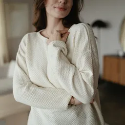NORDLICHT NORDLICHT Pullover mit Struktur Viola – Produktbild 1 von 1