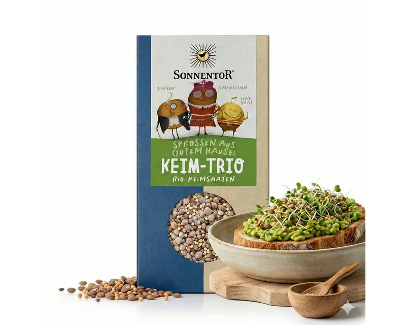 SONNENTOR SONNENTOR Samen Sonnentor Bio Keim-Trio – Produktbild 2 von 3