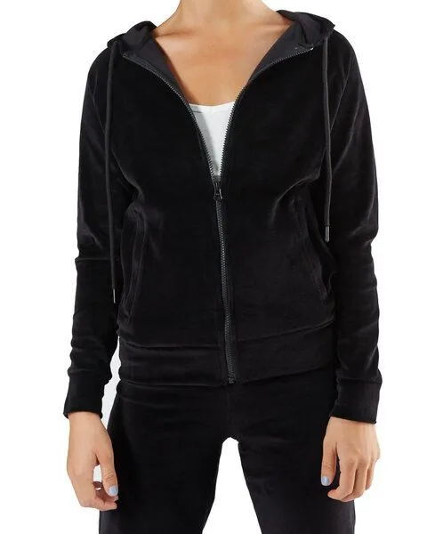Leela Cotton Leela Cotton Damen Nicky Kapuzenjacke Bio-Baumwolle Jacke Hoodie1271, Bordeaux, – Produktbild 6 von 7