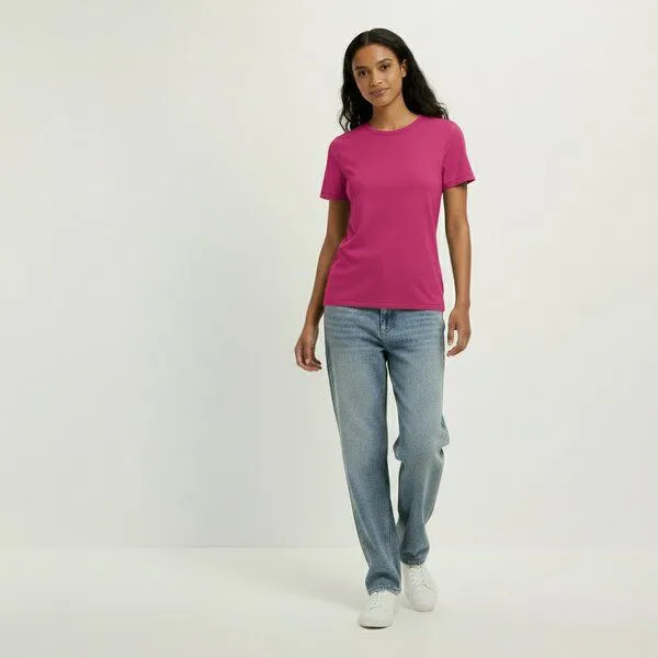 YTWOO YTWOO Regular Damen T-Shirt Light, Fuchsia, – Produktbild 1 von 3