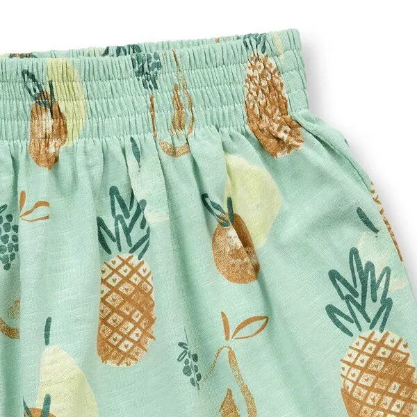Sense Organics Sense Organics Mädchenrock mit Früchtedruck, Modell MALIA, Früchtedruck auf mintgrün, – Produktbild 2 von 2