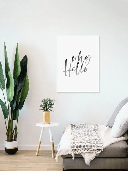 Photocircle Photocircle Poster / Leinwandbild - Why Hello No2 – Produktbild 4 von 4
