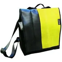 Leonca Leonca Rucksack aus Feuerwehrschlauch Rot, Weiss oder Gelb – Produktbild 1 von 1