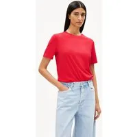 ARMEDANGELS ARMEDANGELS LUALAA Damen T-Shirt aus Bio-Baumwolle, Candy apple, – Produktbild 1 von 1