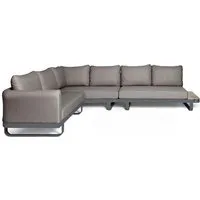 Gartenlounge "Fellow" Gestell: Aluminium, Bezug: Polyester, anthrazit – Produktbild 1 von 1
