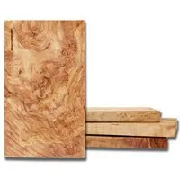 NATUREHOME NATUREHOME 4er Set Olivenholz Frühstücksbrettchen, 25 x 15 cm - Rustikales Servierbrett aus Olivenholz, Handgefertigt in der Manufaktur, Nachhaltig & Plastikfrei – Produktbild 1 von 1