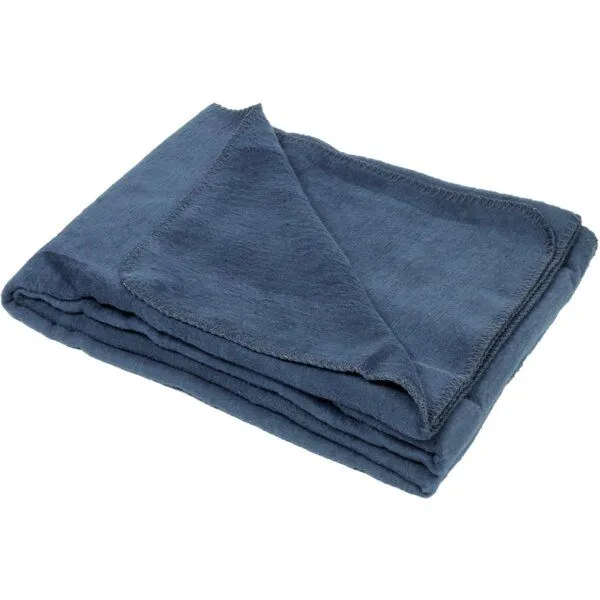 Lotus Design® Yogadecke Baumwollflor Lotus Design®, Öko Tex 100, Made in Germany, Marineblau, – Produktbild 1 von 2
