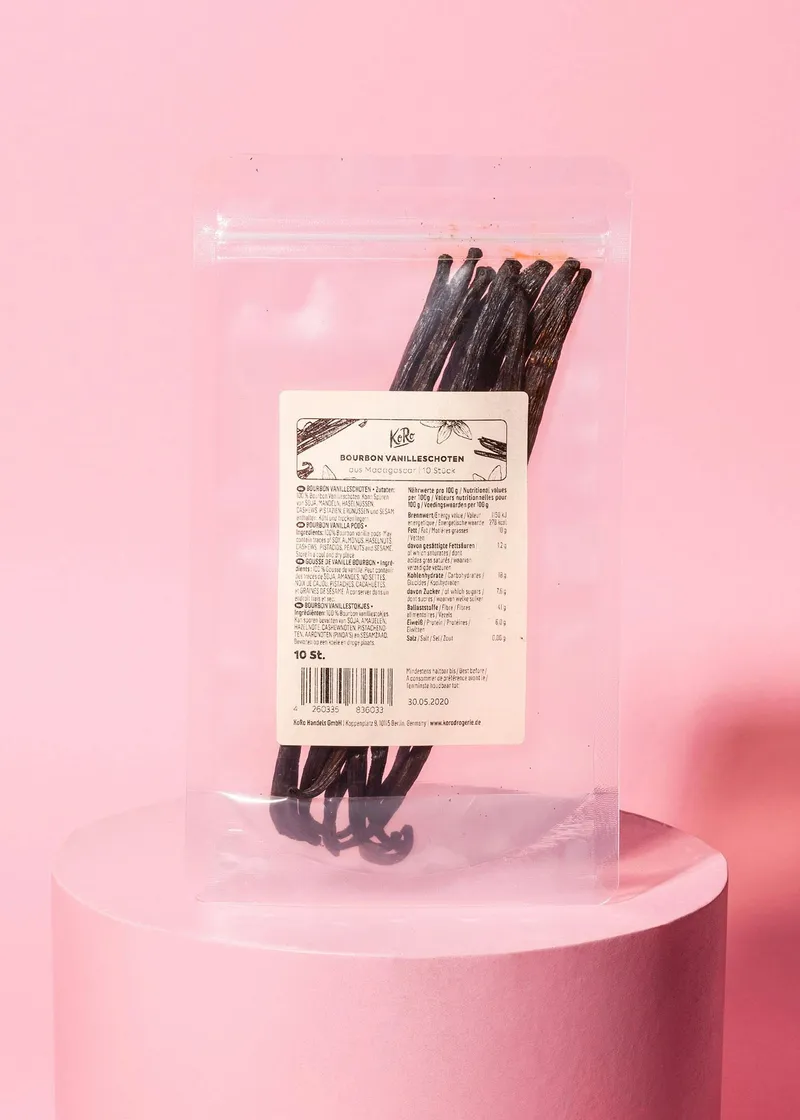 KoRo Bourbon Vanilleschoten 35 g – Produktbild 1 von 5