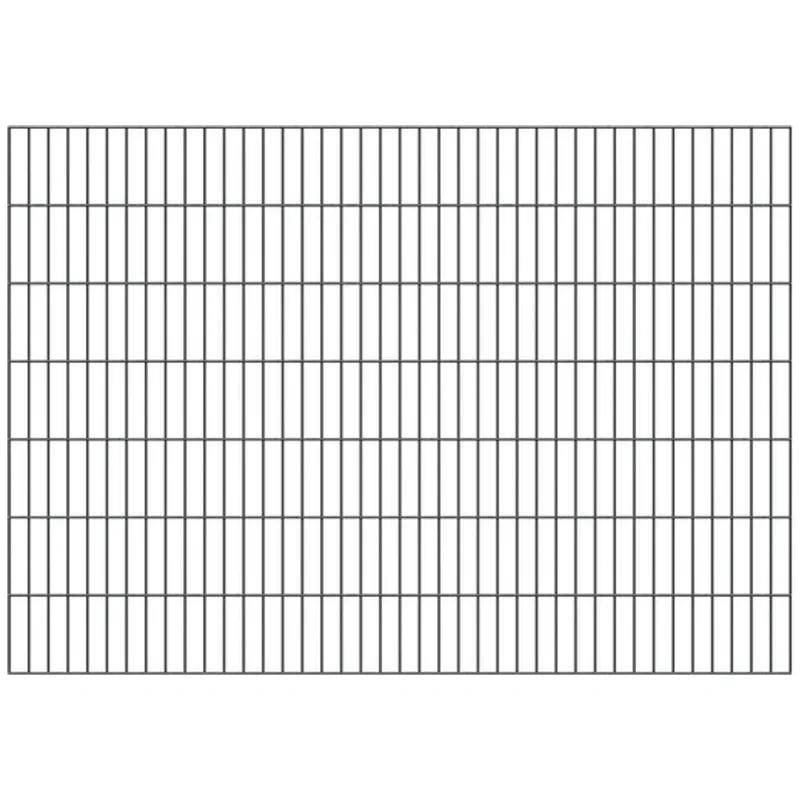 Alberts ALBERTS Doppelstab-Gittermatte, verz.anthr, BxH2000x1400mm, Draht-Ø6/5/6, Masche50x200mm – Produktbild 1 von 1