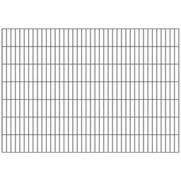 Alberts ALBERTS Doppelstab-Gittermatte, verz.anthr, BxH2000x1400mm, Draht-Ø6/5/6, Masche50x200mm – Produktbild 1 von 1