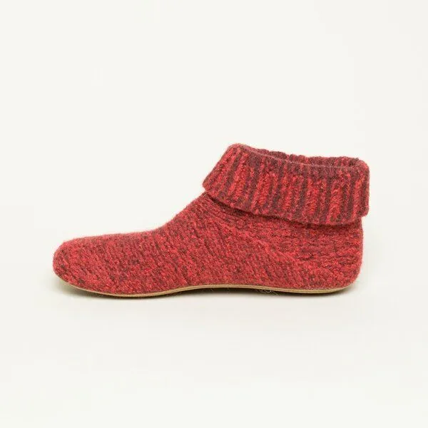 Gottstein Gottstein Knit Boot Hüttenschuhe aus reiner Schurwolle, Blau, – Produktbild 6 von 8