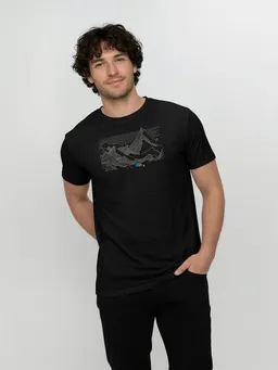GreenBomb GREENBOMB Tent Loom - Funktionales T-Shirt aus Merino-Wolle / hochwertiger Print / Fair & Vegan – Produktbild 1 von 1