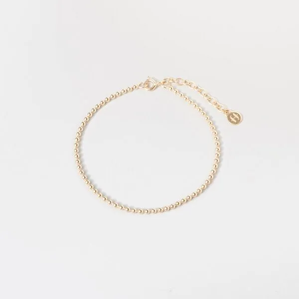 fejn jewelry fejn jewelry Armband 'ball', Gold, – Produktbild 1 von 2