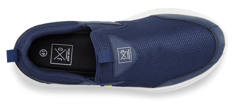 John Devin John Devin Freizeitschuh, Halbschuh, Slipper, Turnschuh, Slip-On-Sneaker Sneaker zum Reinschlüpfen Unisex VEGAN, Blau, – Produktbild 4 von 5