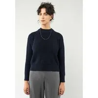 MELA Rippstrick Pullover MANIKA | von MELA | Fairtrade & GOTS zertifiziert, Navy, – Produktbild 1 von 1