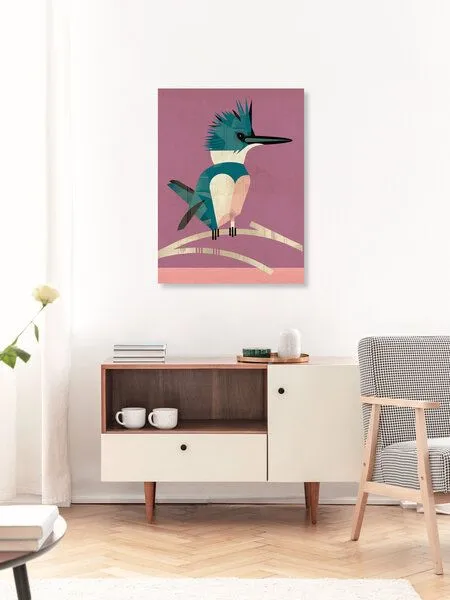 Photocircle Photocircle Poster / Leinwandbild - Eisvogel – Produktbild 3 von 4