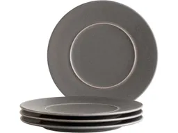 Mäser Mäser Dessertteller Set 4-tlg. "Unico" 21 cm, anthrazit – Produktbild 1 von 1