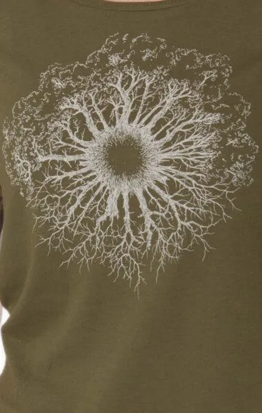 Life-Tree Life-Tree Bambus Shirt Fairwear für Damen "WoodenIris" in Moss Green – Produktbild 4 von 4