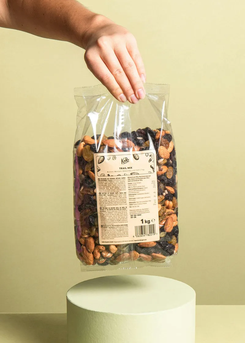 KoRo Studentenfutter mit Saaten und Kakaonibs 1 kg – Produktbild 5 von 5