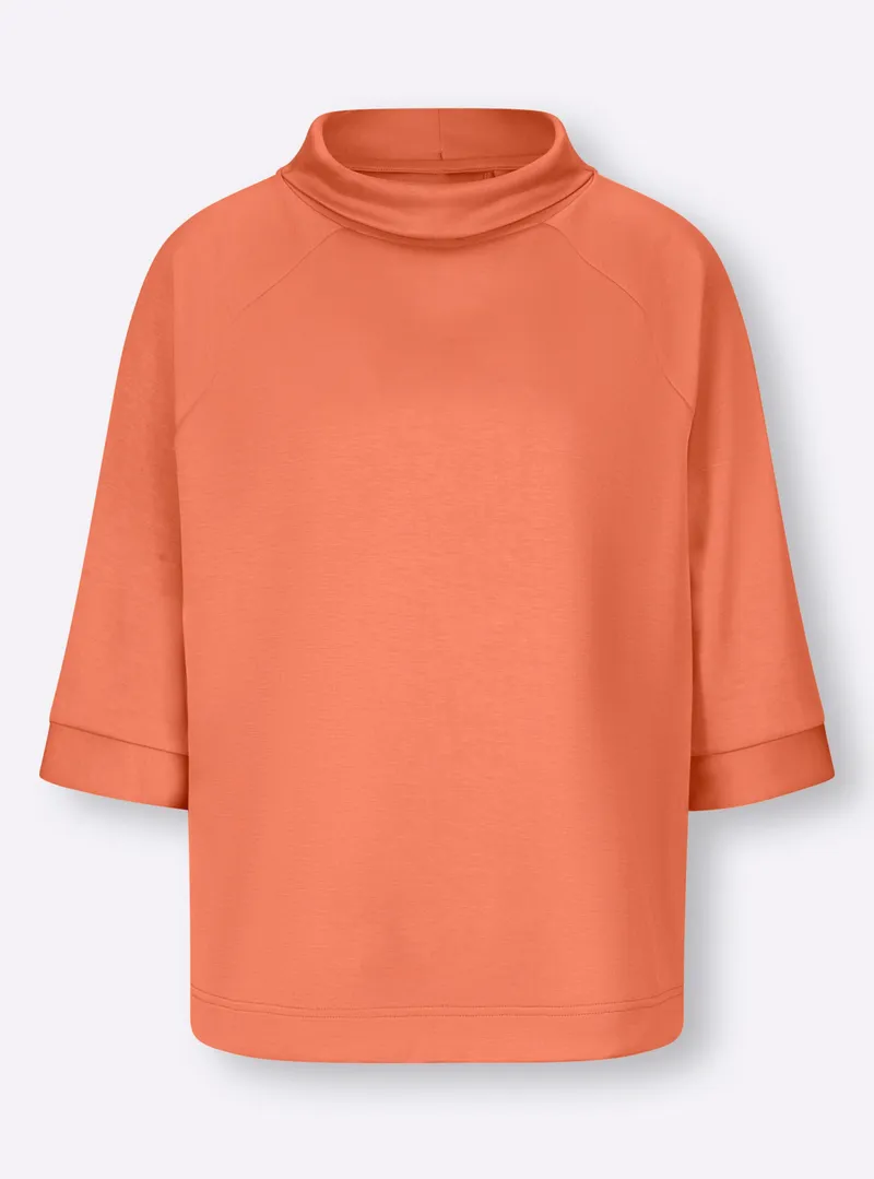 heine Sweatshirt papaya, Papaya, – Produktbild 1 von 2