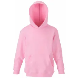 Fruit Of The Loom Fruit of the Loom Cotton Classics-16.2043 Kinder Kapuzen Sweater Gr. 128 light pink – Produktbild 1 von 1