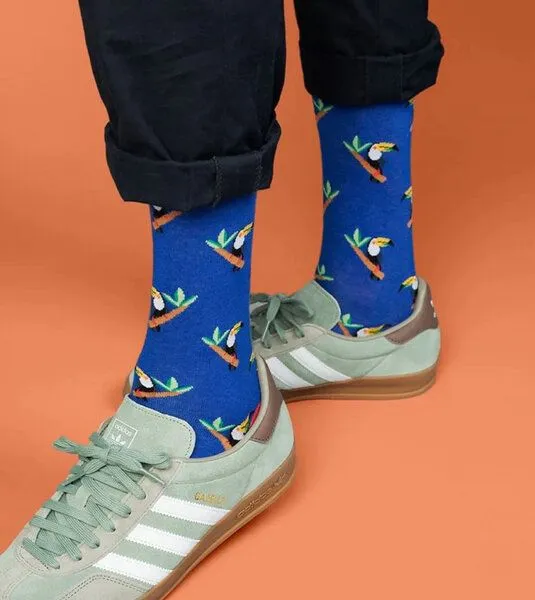 DillySocks DillySocks Socken Tropical Toucan aus Biobaumwoll-Mix, Mehrfarbig, – Produktbild 4 von 4
