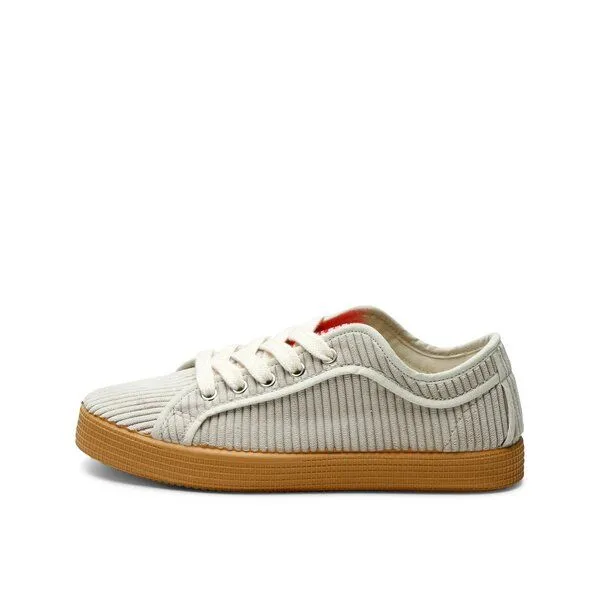 Grand Step Shoes Grand Step Shoes Aari, vegane Retro-Cord Sneaker, Beige, – Produktbild 2 von 4