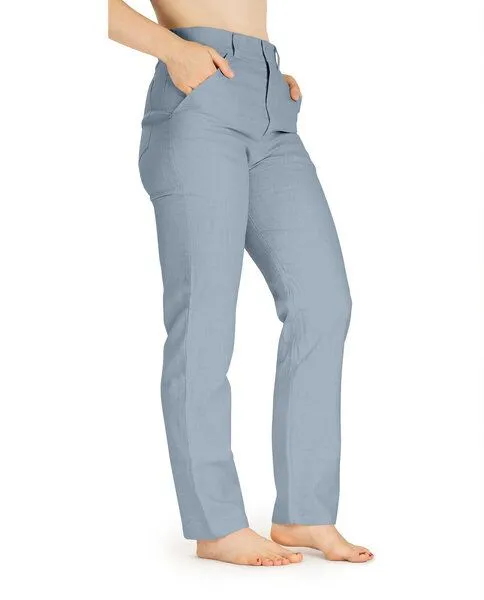 SCHAZAD Leinenhose APPROVAL-SLIM von SCHAZAD, Taubenblau, – Produktbild 2 von 3