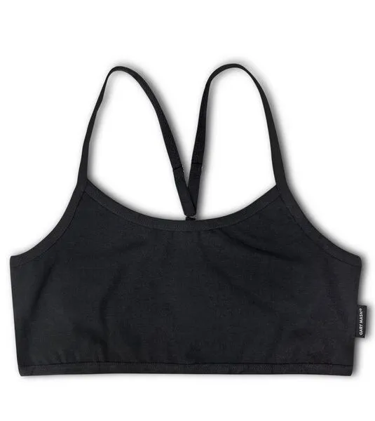 Gary Mash GARY MASH Bandeau BH aus Biobaumwolle, Schwarz überkreuz, – Produktbild 3 von 4