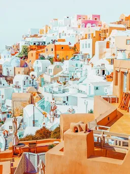 Photocircle Photocircle Poster / Leinwandbild - Santorini Vacay – Produktbild 1 von 1