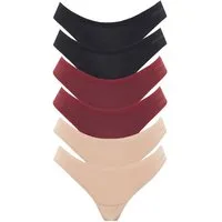 ORGANICATION ORGANICATION KAVINN | Tanga aus Bio-Baumwolle und TENCEL Modal im 6er-Pack, Mix-36, – Produktbild 1 von 1