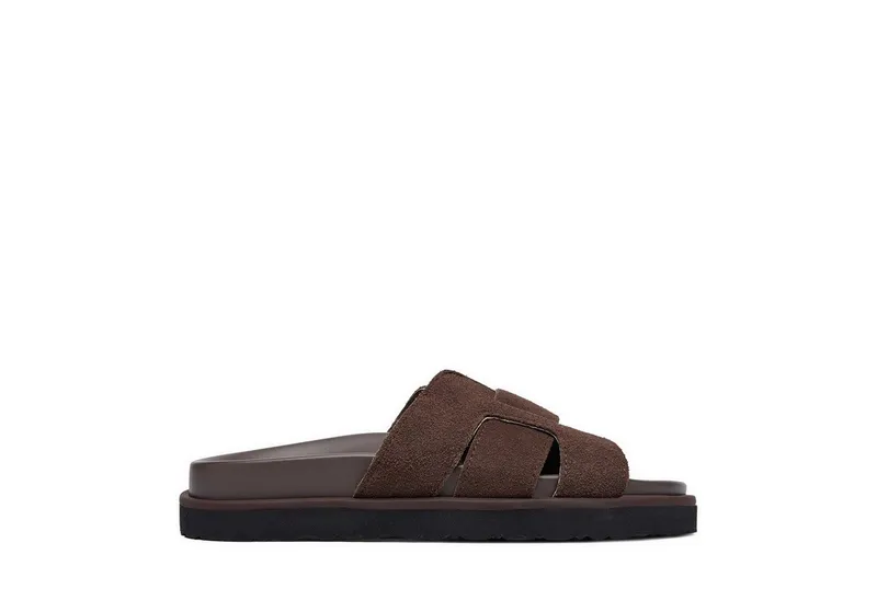 GINO ROSSI Damen-Flip-Flops, braun Badepantolette, Braun, – Produktbild 1 von 4