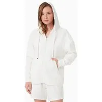 ORGANICATION ORGANICATION Sweatjacke aus Bio-Baumwolle, Off white, – Produktbild 1 von 1
