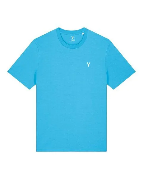 YTWOO YTWOO T-Shirt für Sie und Ihn | Bio-Baumwolle, Wasserblau, – Produktbild 2 von 4