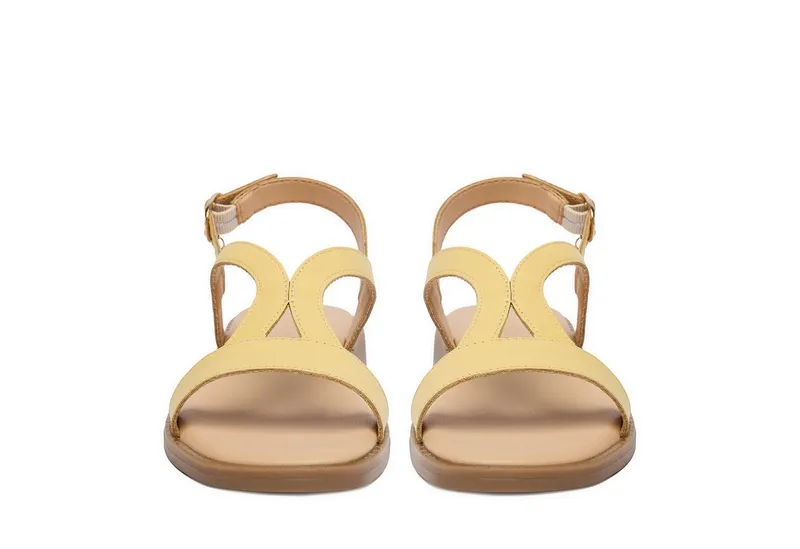 LASOCKI Damen-Sandalen Gelb Sandale, Gelb, – Produktbild 4 von 4