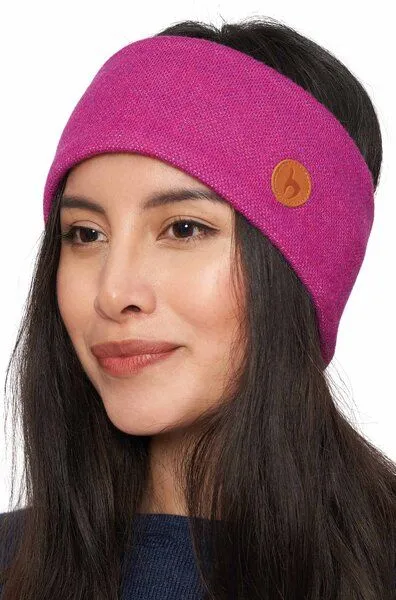 Apu Kuntur Apu Kuntur Stirnband aus Alpaca und Wolle - ALPACA SPORT, Pink, – Produktbild 1 von 1