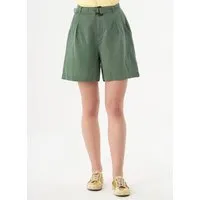 ORGANICATION ORGANICATION Shorts aus Leinengemisch mit Bindegürtel – Produktbild 1 von 1