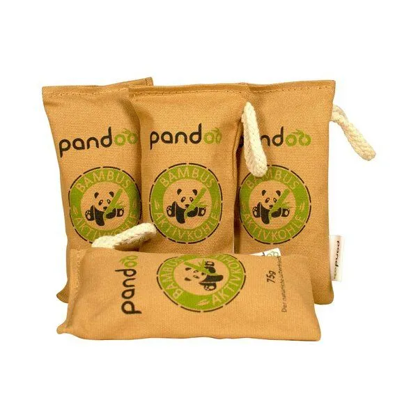 pandoo pandoo natürlicher Lufterfrischer aus Bambusaktivkohle in drei Größen – Produktbild 2 von 4
