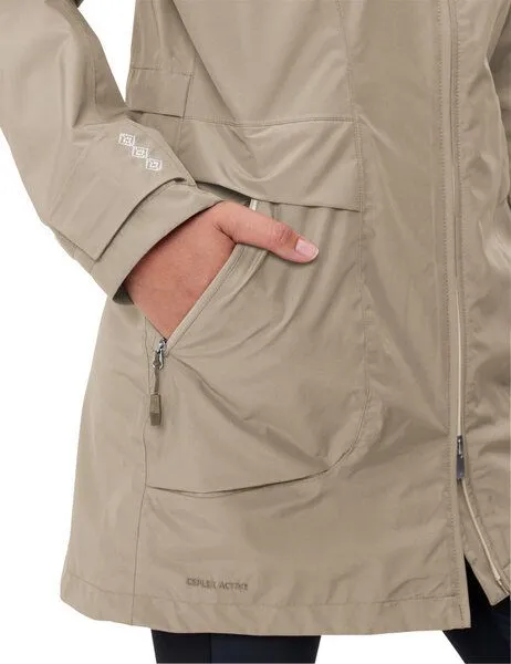Vaude Vaude Women's Skomer Parka II, Beige, – Produktbild 4 von 5