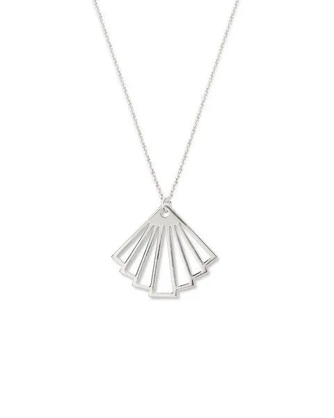 lille mus lille mus Kette 'Fächer' 925 Silber, Silber, – Produktbild 2 von 2